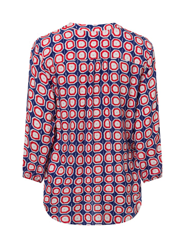 Franco Callegari Bluse Lola in blau rot - 0003