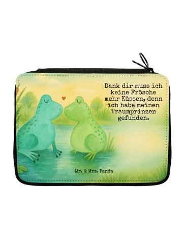 Mr. & Mrs. Panda Federmappe Frosch Liebe Design mit Spruch in Weiß