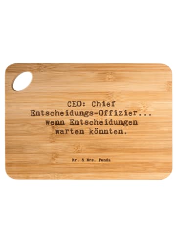 Mr. & Mrs. Panda Holzbrettchen Spruch ZeichenO Entscheidungen mit Spruch in Braun