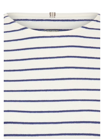 Camel Active Langarm-T-Shirt aus reiner Baumwolle in Indigoblau