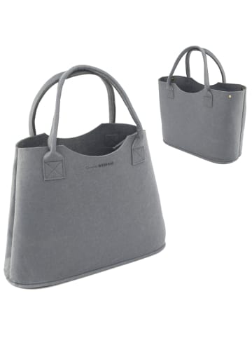 DuneDesign Filz Shopper 47x20x35cm in Grau