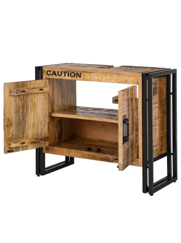 home24 Waschbeckenunterschrank Iron in Mango