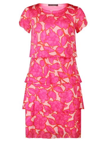 Betty Barclay Stufenkleid mit Flügelärmeln in Pink/Rosa