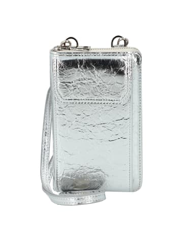 Seidenfelt Calla Geldbörse 18 cm in crinkle silver