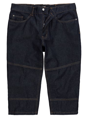 Men Plus Bermuda in dark blue denim