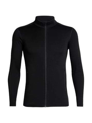 icebreaker Shirt Elemental Zip in Schwarz