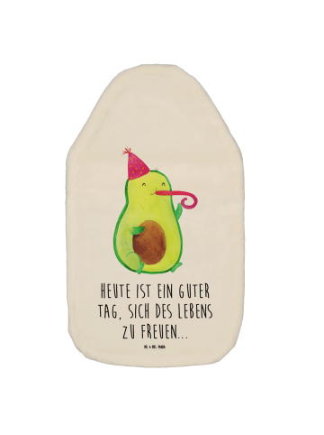 Mr. & Mrs. Panda Wärmflasche Avocado Feier mit Spruch in Weiß