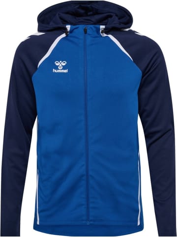 Hummel Trainingsjacke "Hmllead 2.0 Zip Hoodie" in Blau