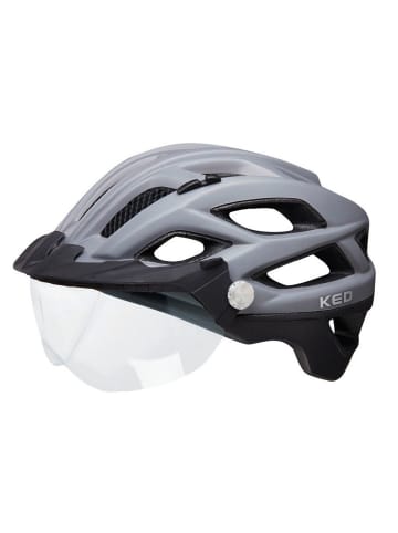 KED Covis Lite M grey black matt 52-58 cm in Grau ab 6 Jahre