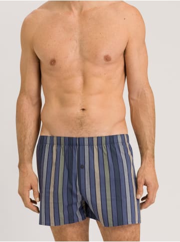 Hanro Boxershorts Fancy Woven in everblue stripe