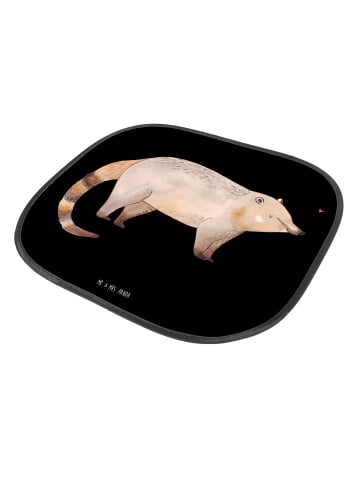 Mr. & Mrs. Panda Sonnenschutz Auto Nasenbär ohne Spruch in Schwarz