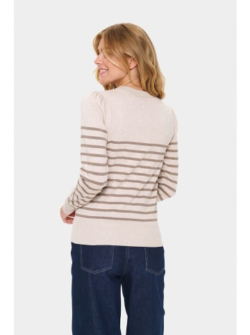 SAINT TROPEZ Strickpullover MilaSZ Gerade Passform in G.Morn Atmos Shimmer Stripe