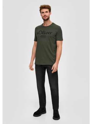 s.Oliver T-Shirt kurzarm in Olive