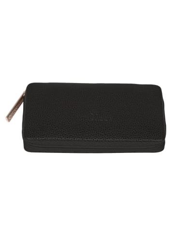 Windrose Beluga Schmuckkasten Leder 13 cm in schwarz
