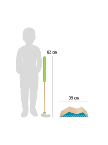 small foot Outdoor-Spielzeug Minigolf-Set Active 11964 in Mehrfarbig