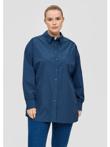 TRIANGLE Bluse langarm in Blau