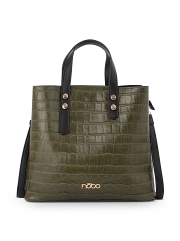 Nobo Bags Handtasche Croco in green
