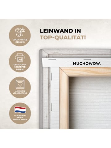 MuchoWow Leinwand bilder Schottische Hochlandrinder