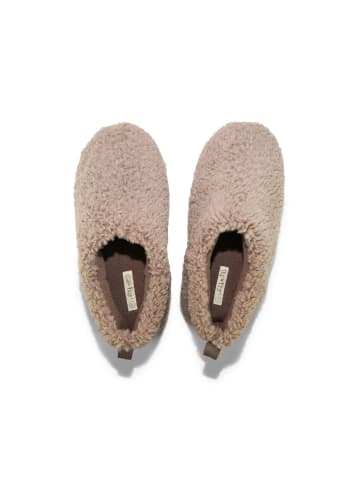 Flip Flop Hausschuh "ballet*teddy" in braun