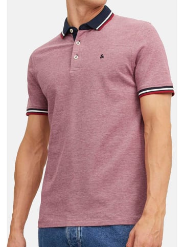 Jack & Jones Poloshirt Paulos - Slim Fit in Dunkelblau / rot