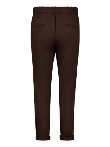CARTOON Schlupfhose mit Reißverschlusstaschen in Dunkelbraun