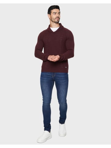 Threadbare Pullover Trojan in Burgundy / Aubergine Twist