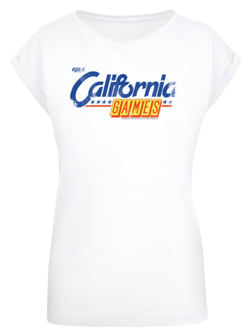 F4NT4STIC T-Shirt Retro Gaming California GAMES LOGO in weiß