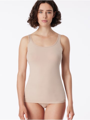 Schiesser Trägertop 95/5 Organic Cotton in weiß, natur