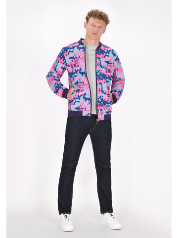 MO Men Jacket in pink multicolor