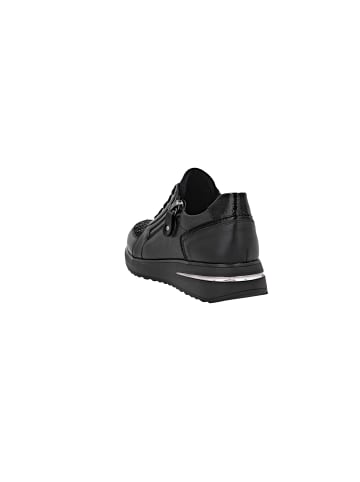 remonte Minato Sneaker mit Schnürung und Reißverschluss Schwarz