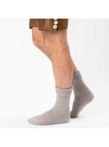 Occulto 1er Pack Kurze Trachtensocken Enzian in Grau