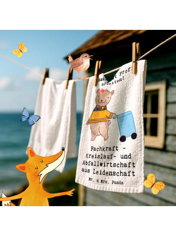 Mr. & Mrs. Panda Gästehandtücher Fachkraft - Kreislauf- und Abfa... in Weiß