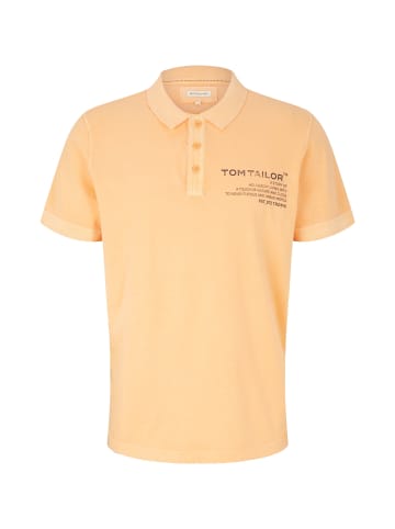 Tom Tailor Poloshirt in orange