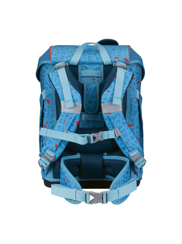 DerDieDas ErgoFlex Tiny Schulranzen-Set 8-teilig Blue Ice