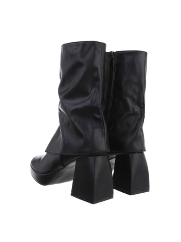 Ital-Design Stiefelette in Schwarz