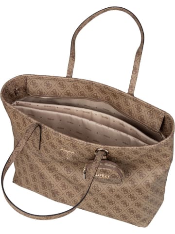 Guess Shopper Power Play II Large Tech TO Logo in Latte Logo