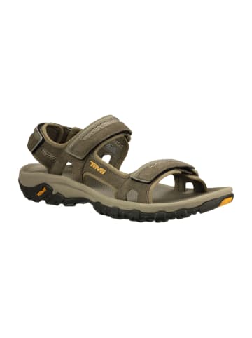 Teva Hudson Ledersandalen Grau