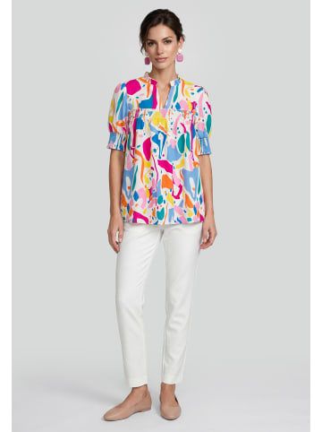 Usha Women Blouse in Multicolor White