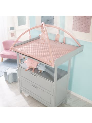 roba Krabbeldecke roba style – mit Spielbogen & 5 Elementen, rosa