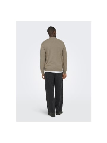 Only&Sons Pullover in desert taupe