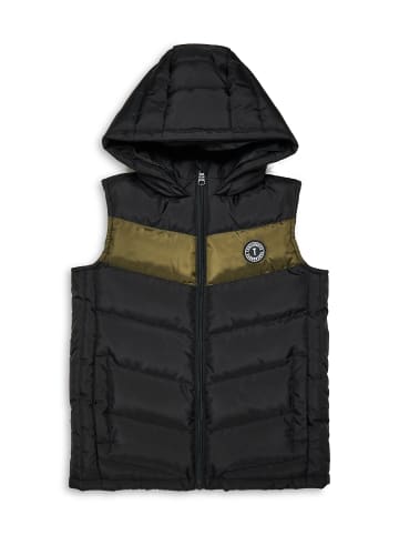 Threadboys Weste THB Jacket Colour Block Gilet Doota in Schwarz