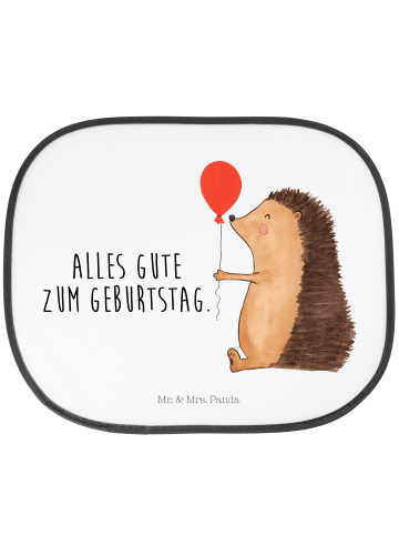 Mr. & Mrs. Panda sonnenschutz fenster Igel Luftballon mit Spruch in Weiß