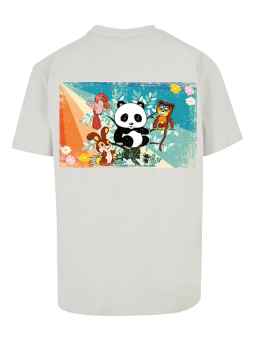 F4NT4STIC Heavy Oversize T-Shirt Tao Tao Heroes of Childhood in lightasphalt