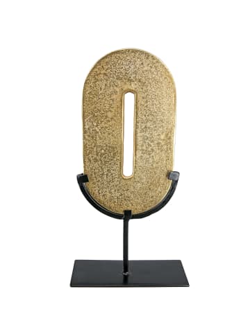 GILDE Skulptur Zero goldfarben - (H) 39 cm