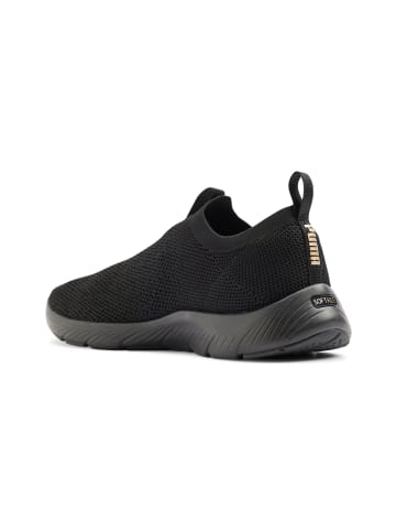 Puma Sneakers Low Softride Premier Slip-On Strick-Laufschuhe  in schwarz