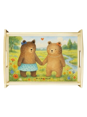 Mr. & Mrs. Panda Tablett Bär Freundin Design ohne Spruch in Weiß