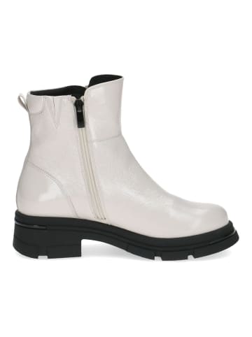 Caprice Stiefelette Weiß Lack