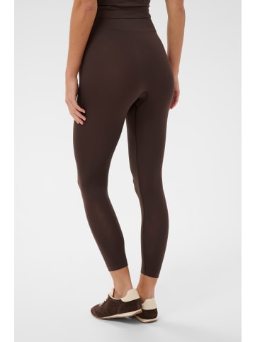 SAINT TROPEZ Leggings MinnaSZ Fitted in Chocolate Brown