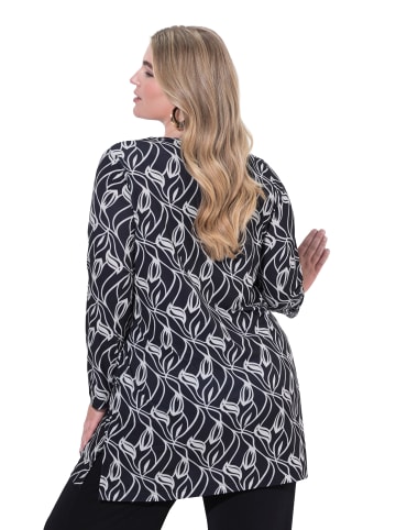 Ulla Popken Longshirt in schwarz