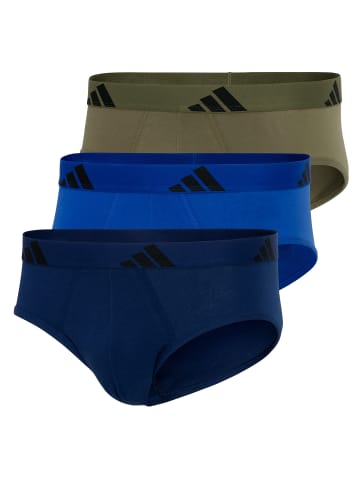 adidas 3er Pack Brief Active Flex Cotton in Mehrfarbig